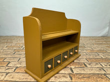 Load image into Gallery viewer, Dollhouse Miniature ~ Artisan Handmade 5 Drawer Shelf
