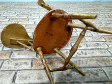 Load image into Gallery viewer, Dollhouse Miniature ~ Artisan Signed Vintage Handmade Windsor Desk Chair Handpainted Aged
