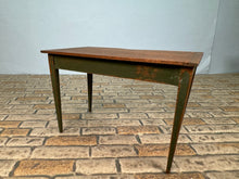 Load image into Gallery viewer, Dollhouse Miniature ~ Artisan Barbara Vajnar - Bubba&#39;s Handmade Signed Dark Green Drawer Table
