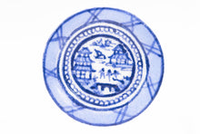 Load image into Gallery viewer, Dollhouse Miniature ~ Beautiful Decorated Blue and White Plate by Deborah McKnight
