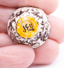 Load image into Gallery viewer, Dollhouse Miniature ~ Hand Made Pottery Spongeware Brown &amp; White by Jean Yingling
