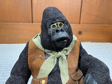 Load image into Gallery viewer, Dollhouse Miniature ~ Artisan Todd Krueger Male Gorilla Wine Sommelier Dressed Primate
