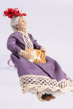 Load image into Gallery viewer, Dollhouse Miniature ~ Marcia Backstrom Older Doll Couple - Happily Married
