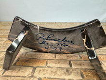 Load image into Gallery viewer, Dollhouse Miniature ~ Vintage Artisan 1979 Handmade Signed Marble Outdoor Bench
