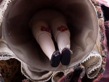 Load image into Gallery viewer, Dollhouse Miniature ~ Vintage 7 1/4&quot; Tall Porcelain Woman Doll - Larger Scale
