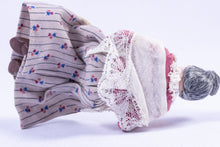 Load image into Gallery viewer, Dollhouse Miniature ~ Twin Minis Sculpted Older Lady Doll In Sitting Position
