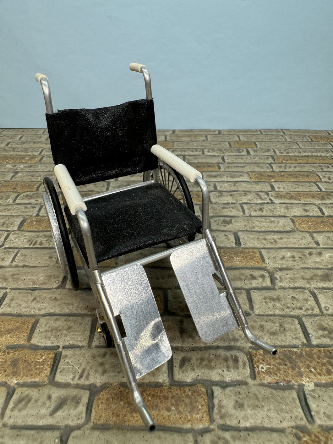 Vintage Artisan Handmade Wheel Chair Working Wheels