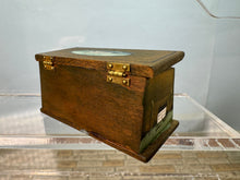 Load image into Gallery viewer, Dollhouse Miniature ~ Artisan Janet Bailey Signed OOAK Handpainted Green Chest
