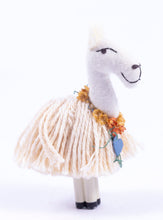 Load image into Gallery viewer, Dollhouse Miniature ~ Handmade Llama Stuffed Toy Doll - From Ursula Sauerberg Estate
