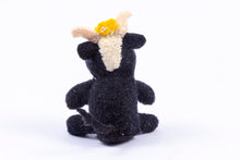 Load image into Gallery viewer, Dollhouse Miniature ~ Handmade Stuffed Animal Toy Cow - From Ursula Sauerberg Estate

