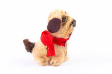 Load image into Gallery viewer, Dollhouse Miniature ~ Handmade Stuffed Animal Dog - From Ursula Sauerberg Estate
