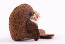 Load image into Gallery viewer, Dollhouse Miniature ~ Handmade Stuffed Animal Walrus - From Ursula Sauerberg Estate
