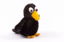 Load image into Gallery viewer, Dollhouse Miniature ~ Handmade Stuffed Crow - From Ursula Sauerberg Estate
