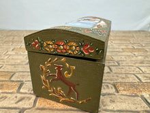 Load image into Gallery viewer, Vintage Artisan Handmade Hand Painted Nautical Chest

