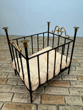 Load image into Gallery viewer, Vintage Artisan CYR Handmade Metal Crib Made In England
