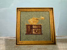 Load image into Gallery viewer, Dollhouse Miniature ~ Artisan Leslie Pinkston Signed Needlepoint Coffee Grinder
