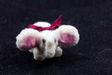 Load image into Gallery viewer, Dollhouse Miniature ~ Handmade Stuffed Elephant - From Ursula Sauerberg Estate
