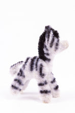 Load image into Gallery viewer, Handmade Pipe Cleaner Zebra Doll - From Ursula Sauerberg Estate
