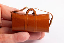 Load image into Gallery viewer, Dollhouse Miniature ~ Artisan Made Leather Duffle Bag
