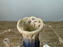 Load image into Gallery viewer, Dollhouse Miniature ~ Artisan Vince Stapleton Handmade Pair Of Flower Vases
