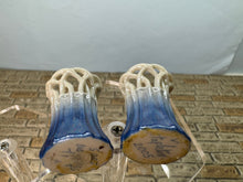 Load image into Gallery viewer, Dollhouse Miniature ~ Artisan Vince Stapleton Handmade Pair Of Flower Vases
