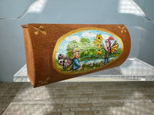 Load image into Gallery viewer, Dollhouse Miniature ~ Artisan Tom Schottman Hand Painted Butterfly Fairy Decorative Chest

