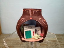 Load image into Gallery viewer, Dollhouse Miniature ~ Artisan Handmade Southwestern Pottery Roombox House
