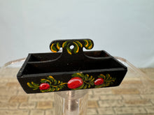 Load image into Gallery viewer, Dollhouse Miniature ~ Artisan Mary Grady O&#39;Brien 2017 Painted Cutlery Box
