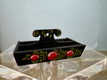 Load image into Gallery viewer, Dollhouse Miniature ~ Artisan Mary Grady O&#39;Brien 2017 Painted Cutlery Box
