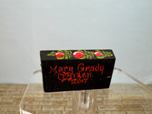 Load image into Gallery viewer, Dollhouse Miniature ~ Artisan Mary Grady O&#39;Brien 2017 Painted Cutlery Box
