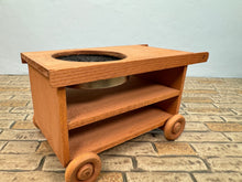 Load image into Gallery viewer, Dollhouse Miniature ~ Artisan Handmade BBQ Grill Cart
