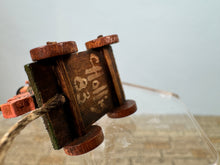 Load image into Gallery viewer, Dollhouse Miniature ~ Vintage Artisan Cheryl Hollis 1983 Handmade Pig Toy
