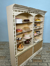 Load image into Gallery viewer, Dollhouse Miniature ~ Artisan Carol Smith Handmade Decorated Bakery Display Case Handmade Cakes Deserts
