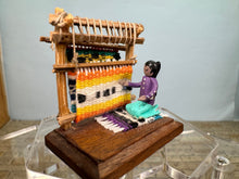 Load image into Gallery viewer, Dollhouse Miniature ~ Artisan Handmade Native American Doll Making Blankets Southwestern
