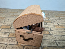 Load image into Gallery viewer, Dollhouse Miniature ~ Artisan Taylor Jade Handmade Decorated Chest Golf Accessories
