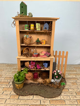 Load image into Gallery viewer, Dollhouse Miniature ~ Artisan Handmade Decorated Outdoor Gardening Display
