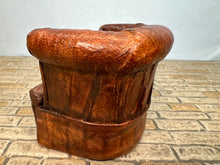 Load image into Gallery viewer, Dollhouse Miniature ~ Artisan Nantasy Fantasy Handmade Leather Chair
