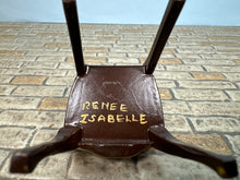 Load image into Gallery viewer, Dollhouse Miniature ~ Artisan Renee Isabella Handmade Hand Painted Chair

