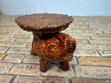 Load image into Gallery viewer, Dollhouse Miniature ~ Artisan Handmade Elephant Wicker Table Signed
