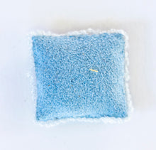 Load image into Gallery viewer, Needlepoint Pillow with Yellow and Blue Design - Ursula Sauerberg Estate
