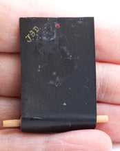 Load image into Gallery viewer, Dollhouse Miniature ~ Hand Painted Black Metal Rolling Pin Holder
