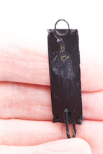 Load image into Gallery viewer, Dollhouse Miniature ~ Hand Painted Black Metal Pair of Candle Sconces - Studio B
