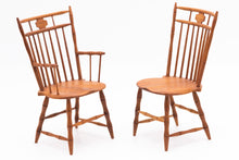 Load image into Gallery viewer, Dollhouse Miniature ~ Pair of William Clinger Bamboo Chairs
