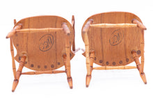 Load image into Gallery viewer, Dollhouse Miniature ~ Pair of William Clinger Bamboo Chairs
