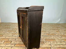 Load image into Gallery viewer, Dollhouse Miniature ~ Artisan Barbara Vajnar - Bubba&#39;s Handmade Distressed Black Kitchen Pantry
