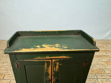 Load image into Gallery viewer, Dollhouse Miniature ~ Artisan Barbara Vajnar - Bubba&#39;s Handmade Distressed Dark Green Kitchen Pantry
