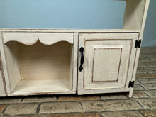 Load image into Gallery viewer, Dollhouse Miniature ~ Artisan Barbara Vajnar - Bubba&#39;s Signed White Kitchen Upper Cabinet
