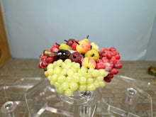 Load image into Gallery viewer, Dollhouse Miniature ~ Artisan Handmade Fruit &amp; Wine Bowl Grapes

