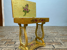 Load image into Gallery viewer, Dollhouse Miniature ~ Artisan Handmade Hand Painted Jewelry Table Case
