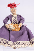 Load image into Gallery viewer, Dollhouse Miniature ~ Marcia Backstrom Older Doll Couple - Happily Married
